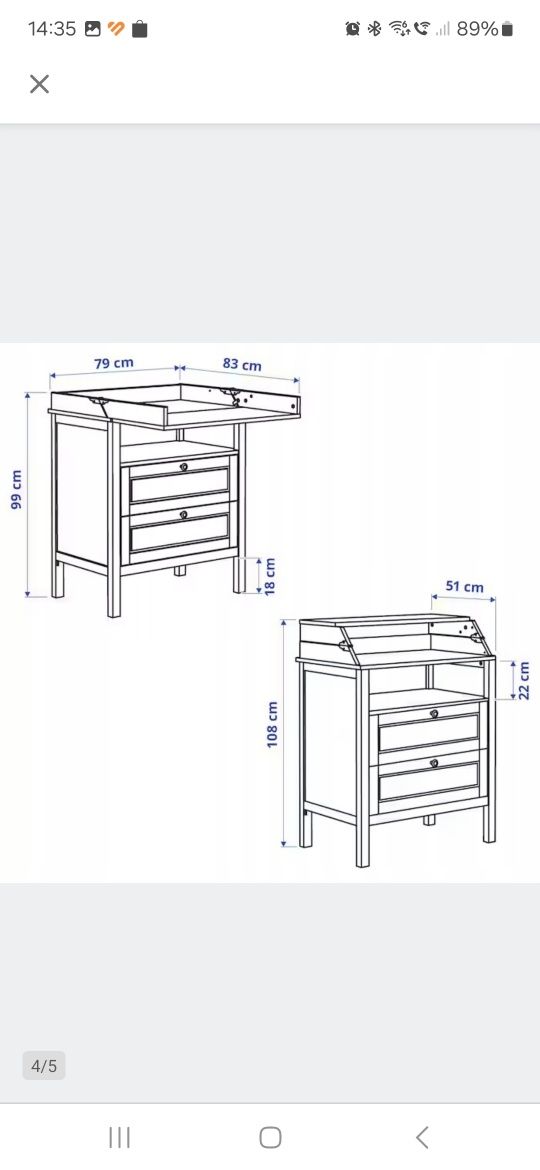 Zestaw mebli Ikea sundvik