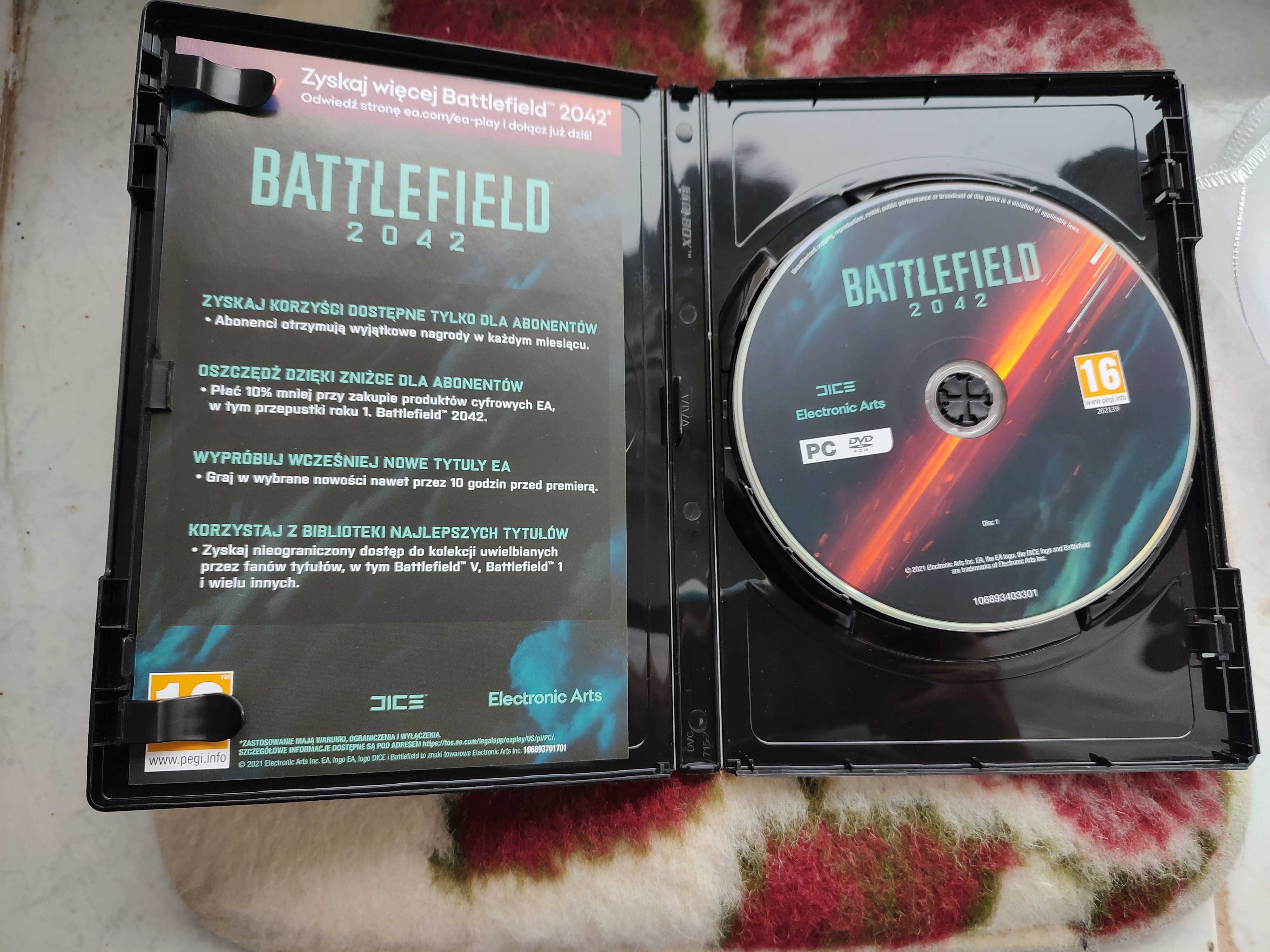 Battlefield 2042 Pc Pudełko Box Po Grze