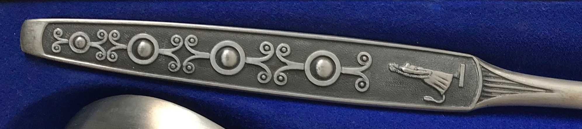 Talheres de Salada Marca PEWTER HAUGRUD NORWAY
