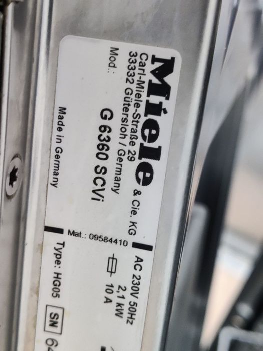 Топ! Посудомийна машина Miele™ G6360SCVi. . GERMANY.