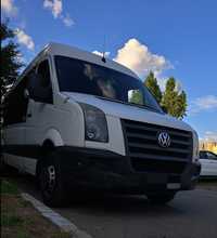 Пассажирские перевозки на комфортном микроавтобусе Volkswagen Crafter.