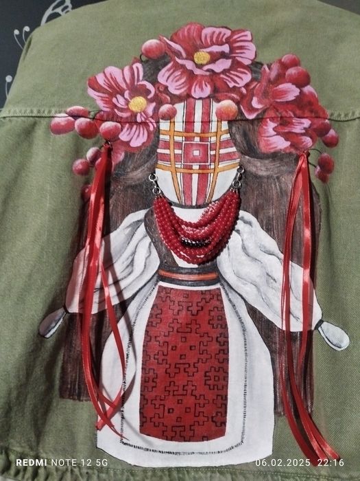 Куртка мотанка ,ручний розпис