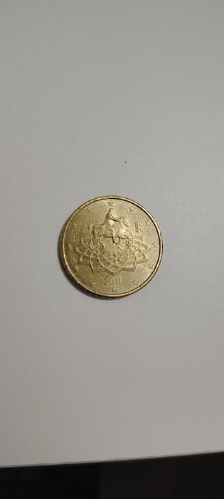 50 Cêntimos de Itália de 2011