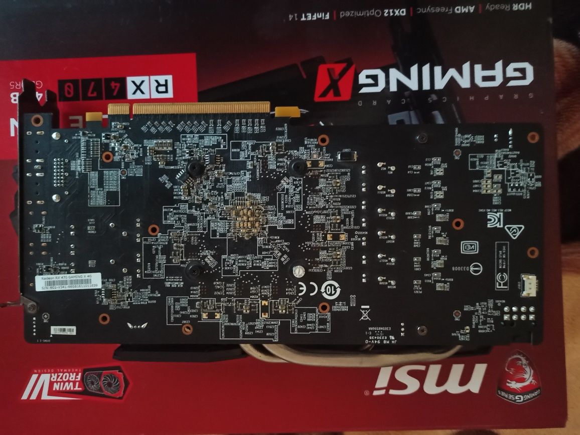 MSI Radeon RX 470 GAMING X 4GB | Box + тест | Стан відмінний