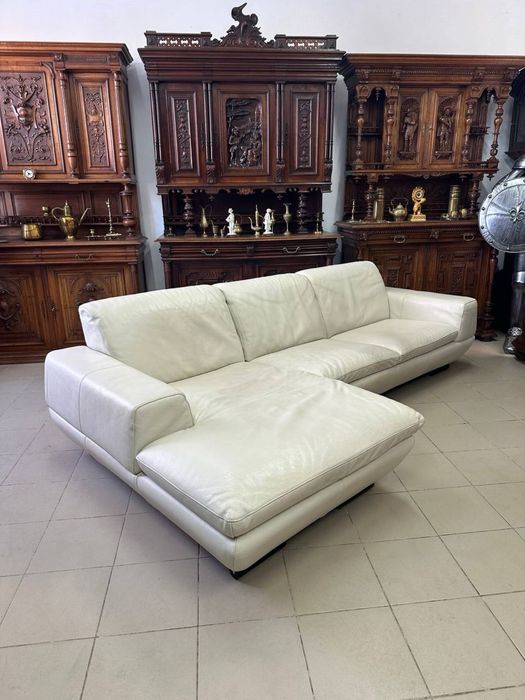 Шкіряний кутовий диван угловой кожа 6890 меблі з Європи