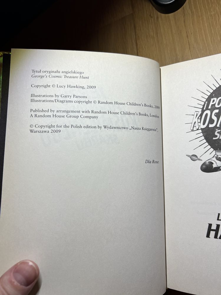 Jerzy i poszukiwanie kosmicznego skarbu Lucy i Stephen Hawking