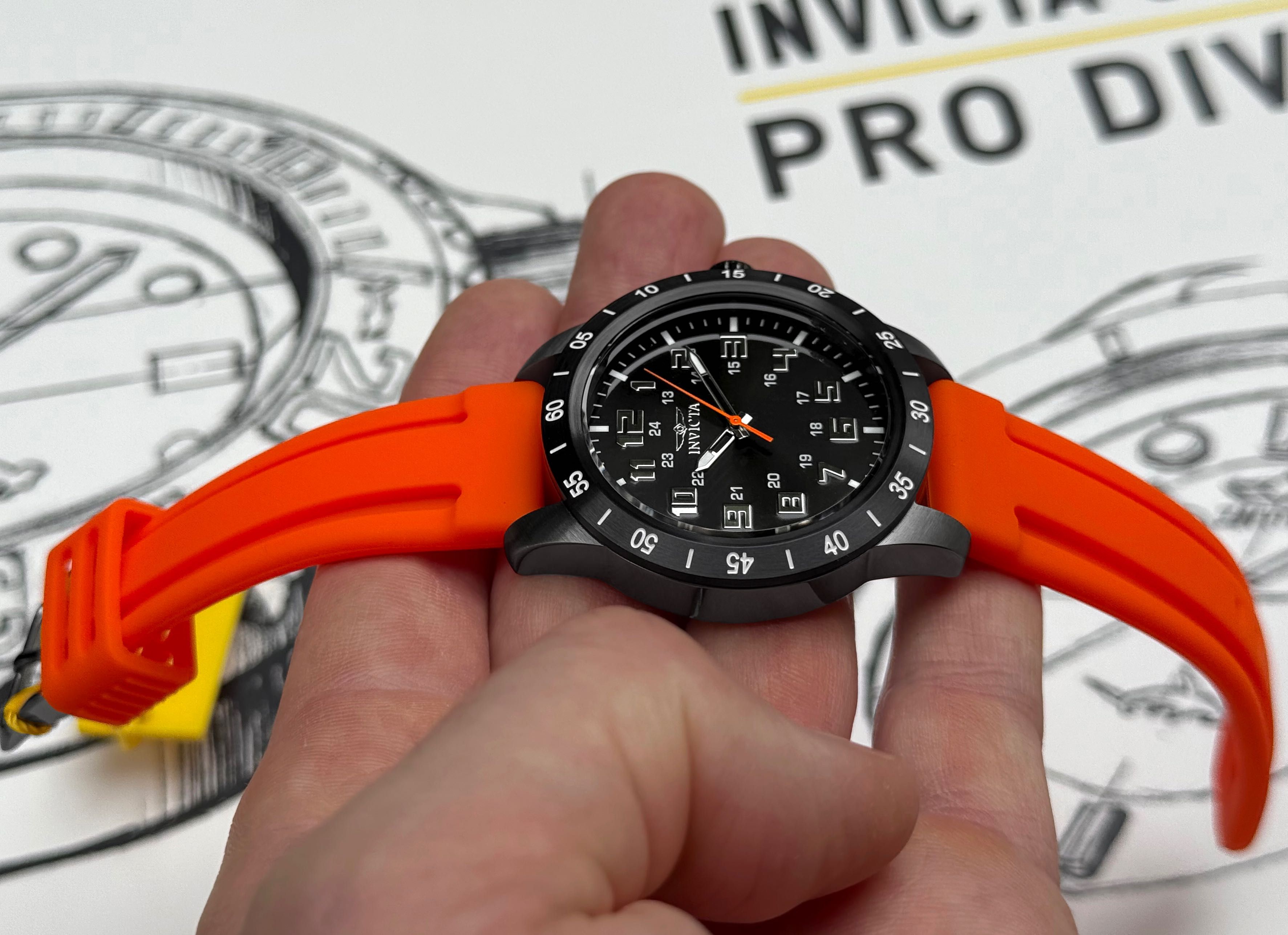 Чоловічий годинник Invicta 39999 Pro Diver 45 мм. 100 МТ.