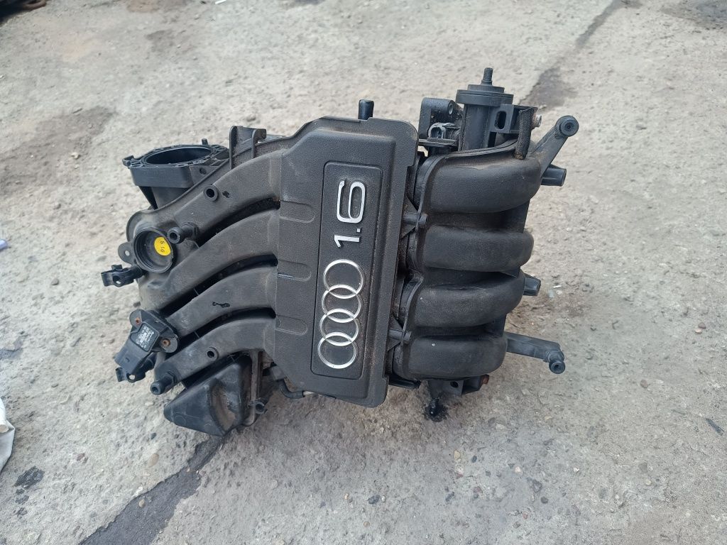 Kolektor ssący wtryski listwa 1.6mpi Audi A3 8P VW Golf V Skoda Seat