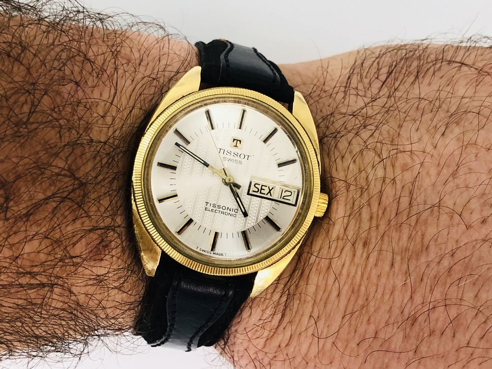 Relógio vintage Tissot electrónic diapasão