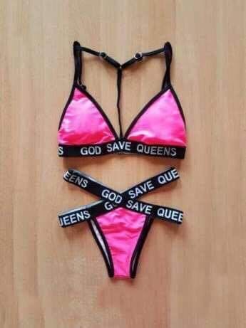 Biquini brasileiro rosa subido TAMANHO M