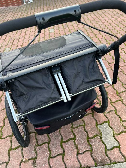 Dwuosobowa przyczepka rowerowa Thule Chariot Sport 2 + Jogging Kit 2
