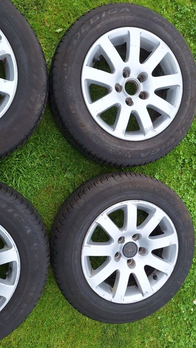 Alufelgi 15 5×112 et 37 vw passat b5 opony wielosezonowe 195/65 r15