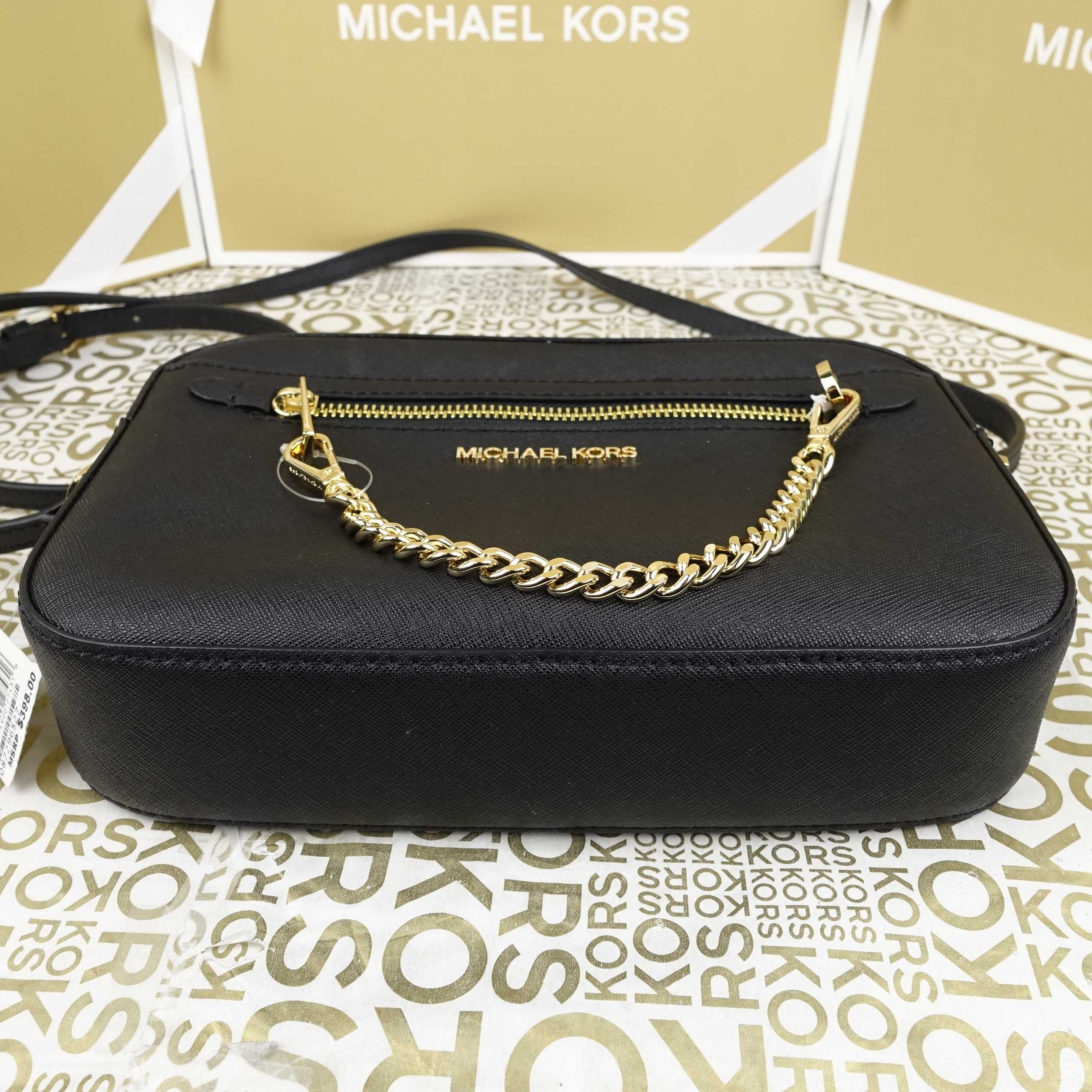 Шкіряна сумка Michael Kors jet set з цепочкою ОРИГІНАЛ Майкл Корс