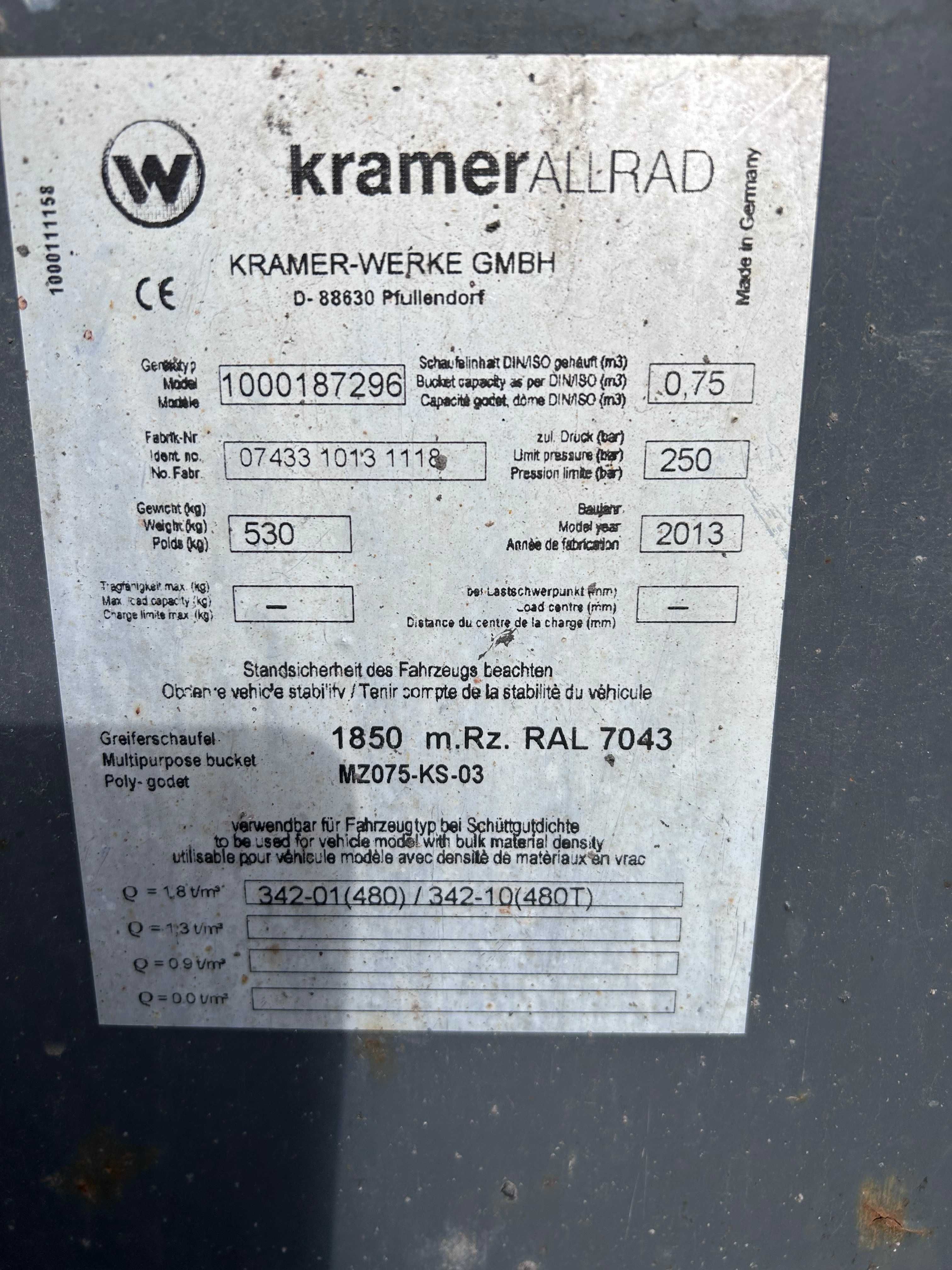 Ładowarka KRAMER 418  ALLRAD 2003 rok zadbana!