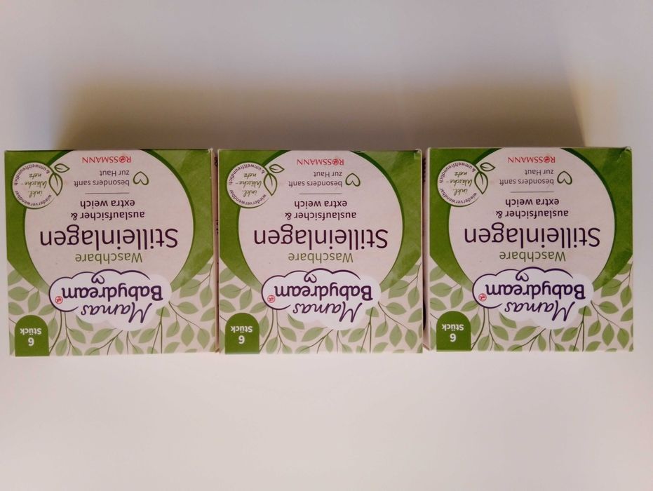 3za1 wielorazowe wkładki laktacyjne Mamas Babydream 18szt