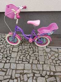 Rower różowy dla dziewczynki 2-5 lat