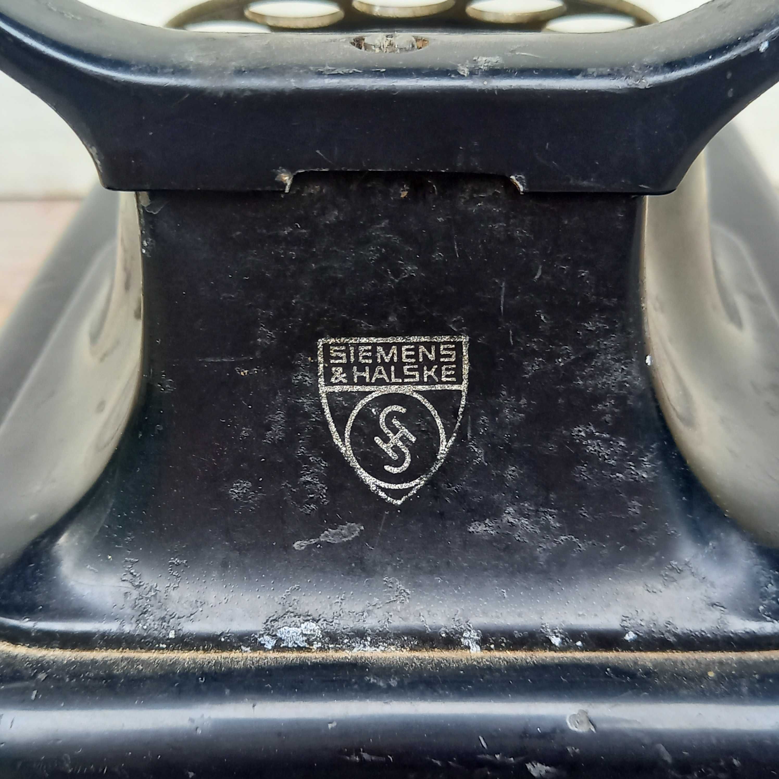 Stary aparat telefoniczny Siemens & Halske okres międzywojenny