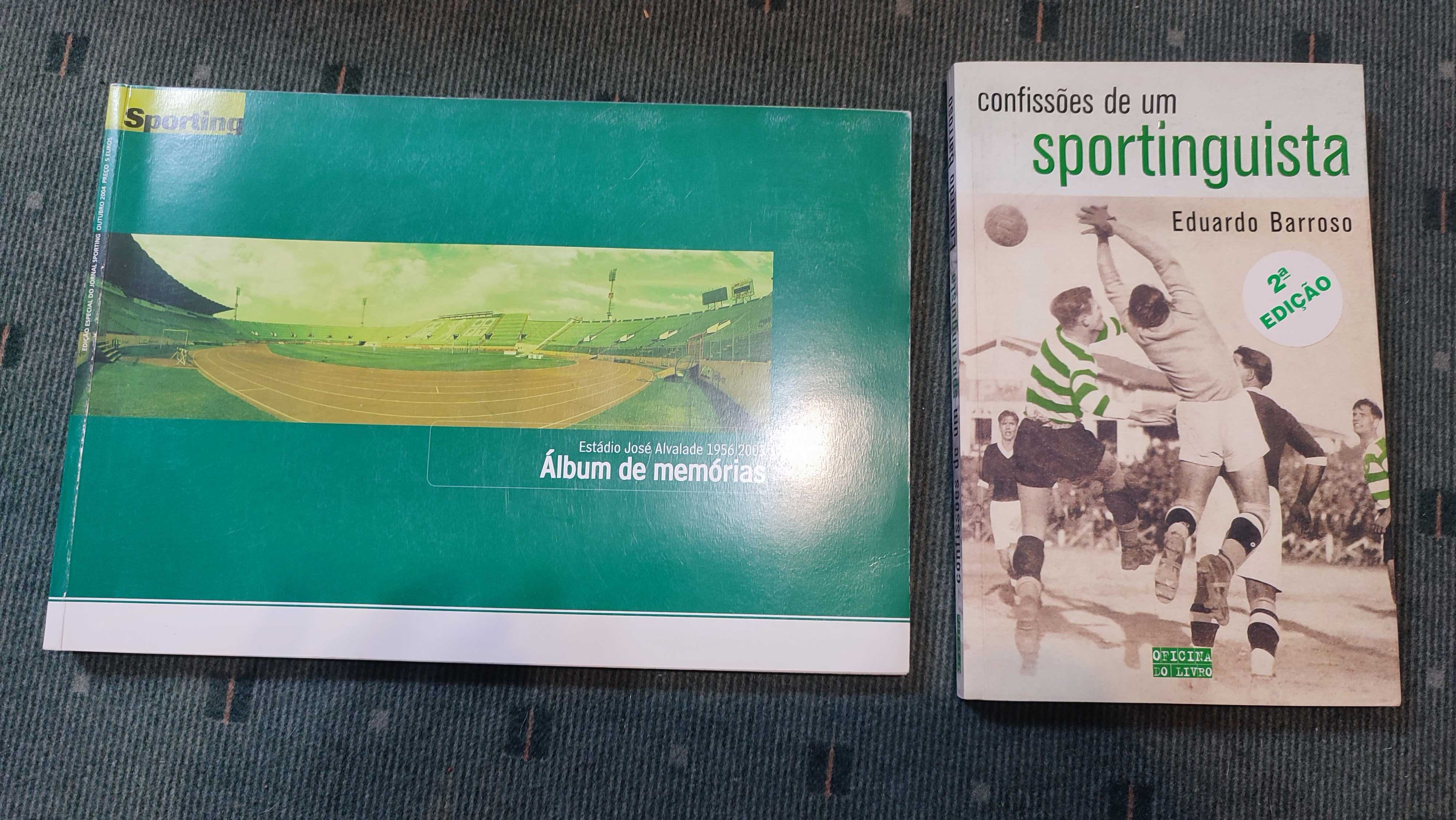 2 livros sobre o Sporting Clube de Portugal