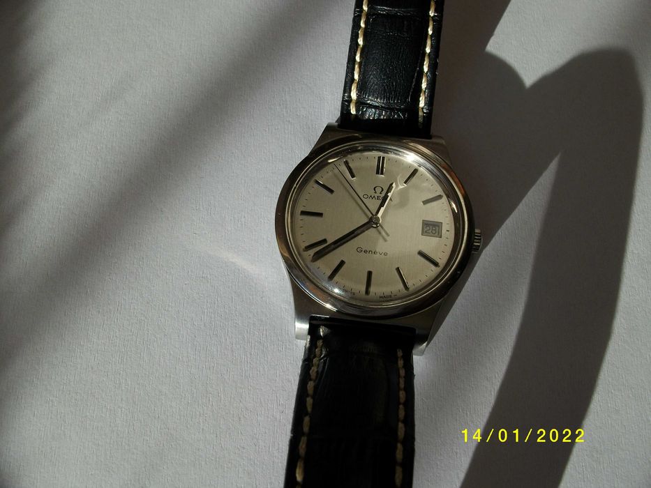 OMEGA Silver GENEVE Date XL  1972