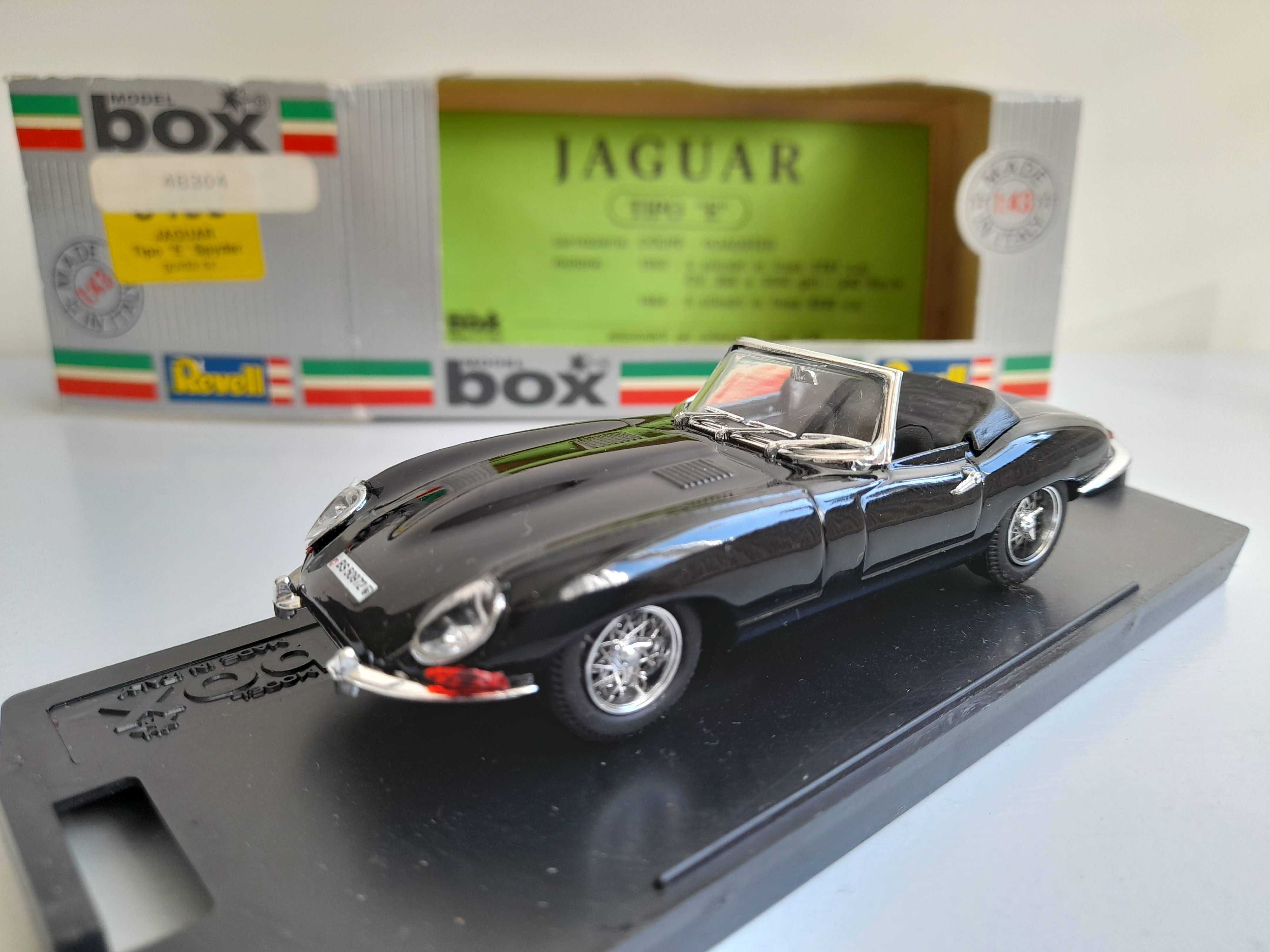 Model Box czarny Jaguar Tipo E Spyder 1:43 Revell do kolekcji