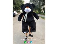 Плюшевый мишка черный 160 см.Мягкая игрушка.Купить мишку.Медведь