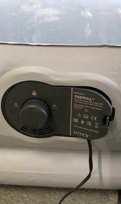 Надувне ліжко матрац INTEX air bed plus standard