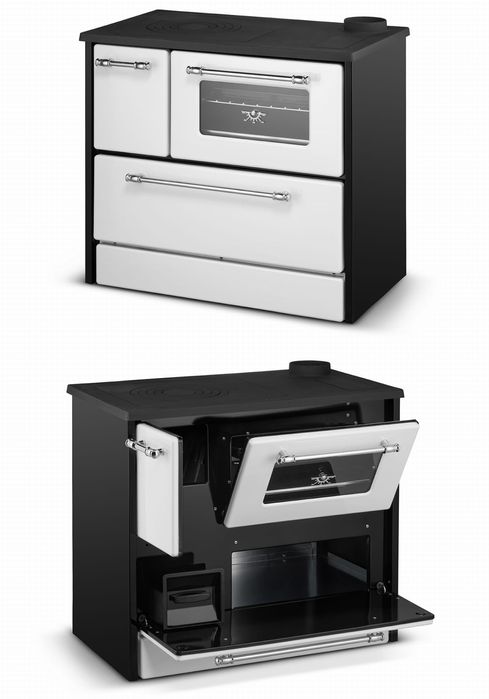 Kuchnia węglowa stalowa emaliowana kuchenka +piekarnik OMEGA 701 9kW