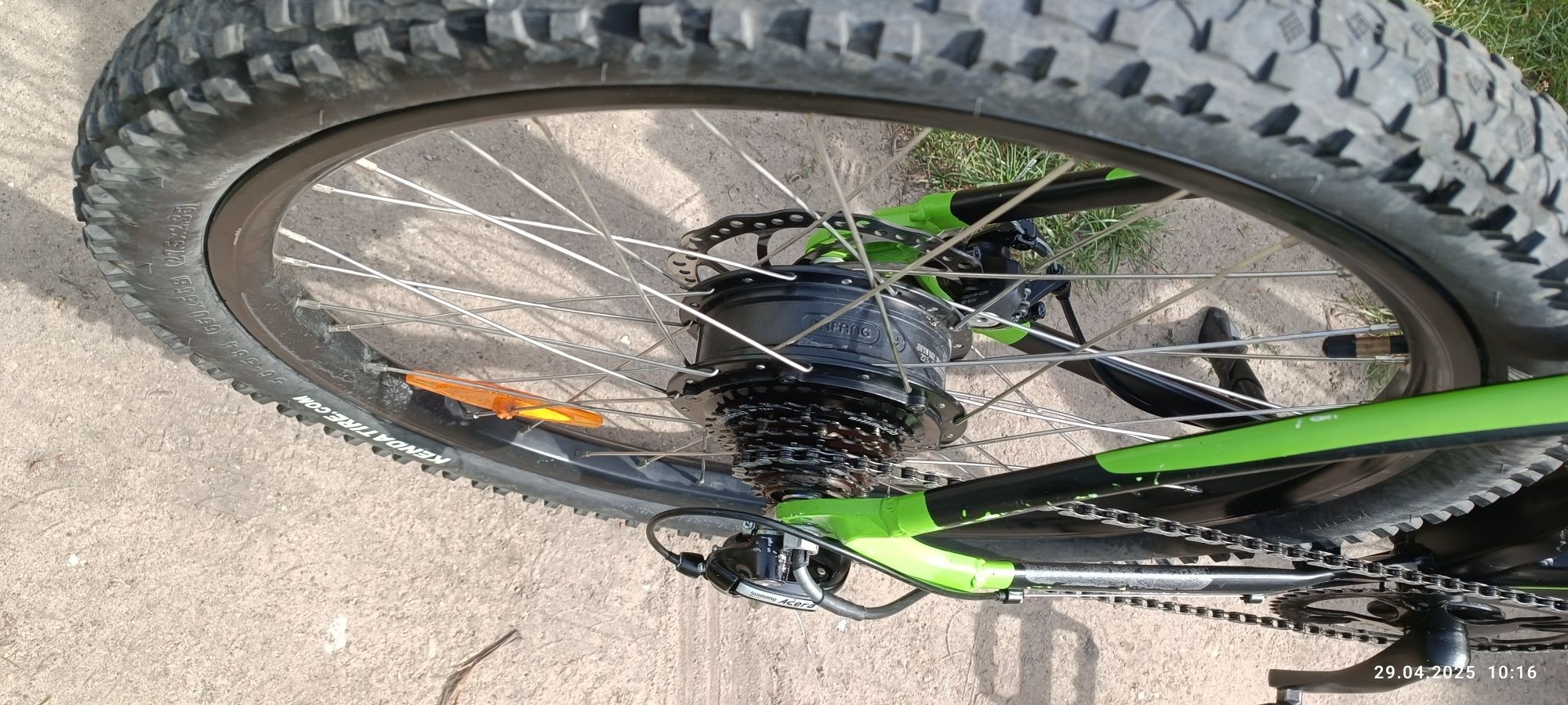 Rower elektryczny Kawasaki KX-E-MTBFRONT-RBA,250W i 25kmh