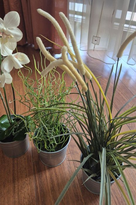 sztuczny kwiat kwiaty ozdobne trawa roślina Ikea doniczki