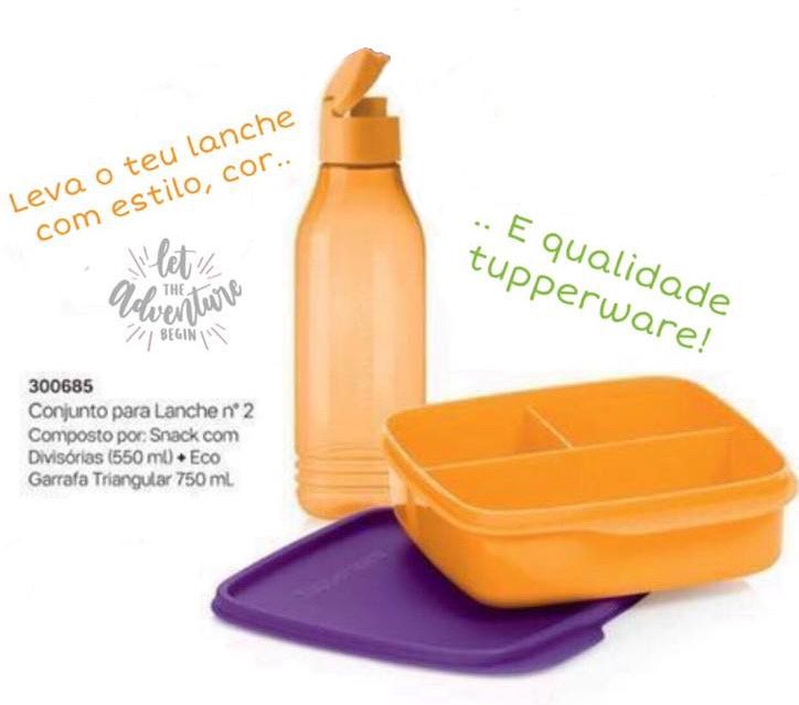 Conjunto Lanche Tupperware