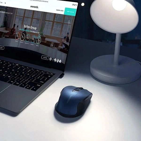 Mysz optyczna Ugreen MU006 bezprzewodowa USB 2.4GHz / Bluetooth 5.0/40