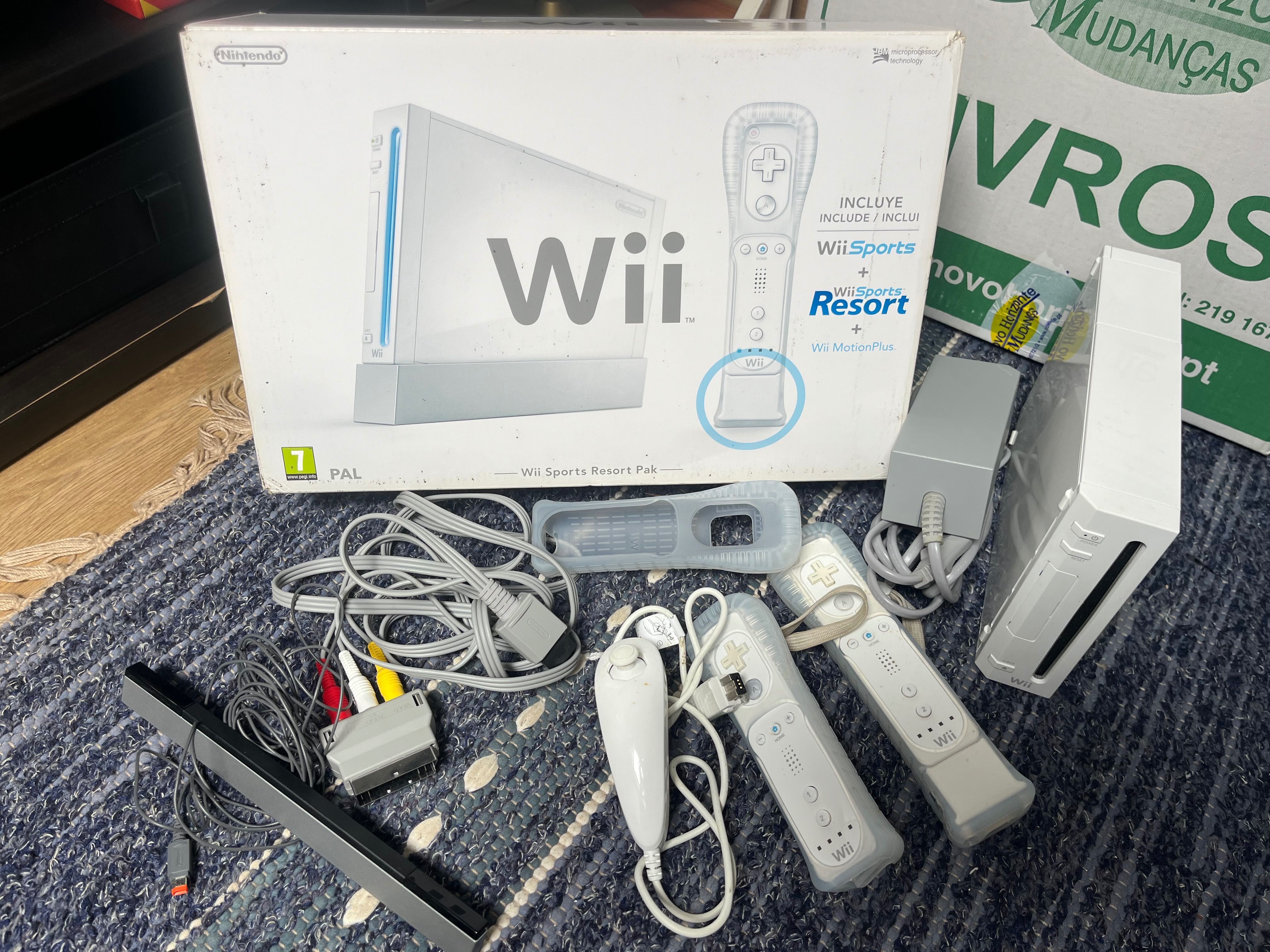 Nintendo Wii com jogos