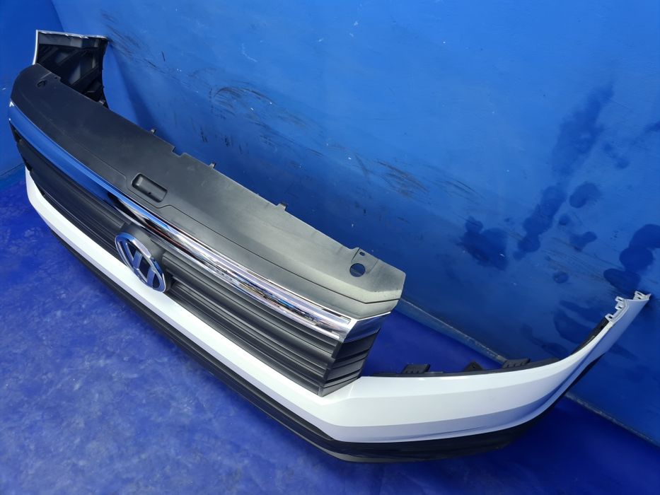 ZDERZAK przedni kompletny grill chrom VW CRAFTER 7C0 17- oryginał OEM