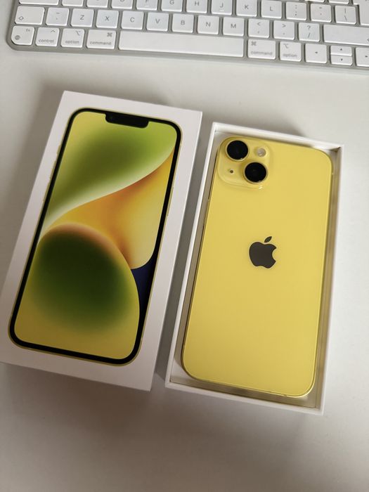 iPhone 14 128gb Yellow Jak Nowy Bateria 97% od nowości