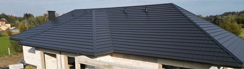 Blachodachówka Modułowa 115 m2 Nowa Blacha Izi Blachprofil 7016