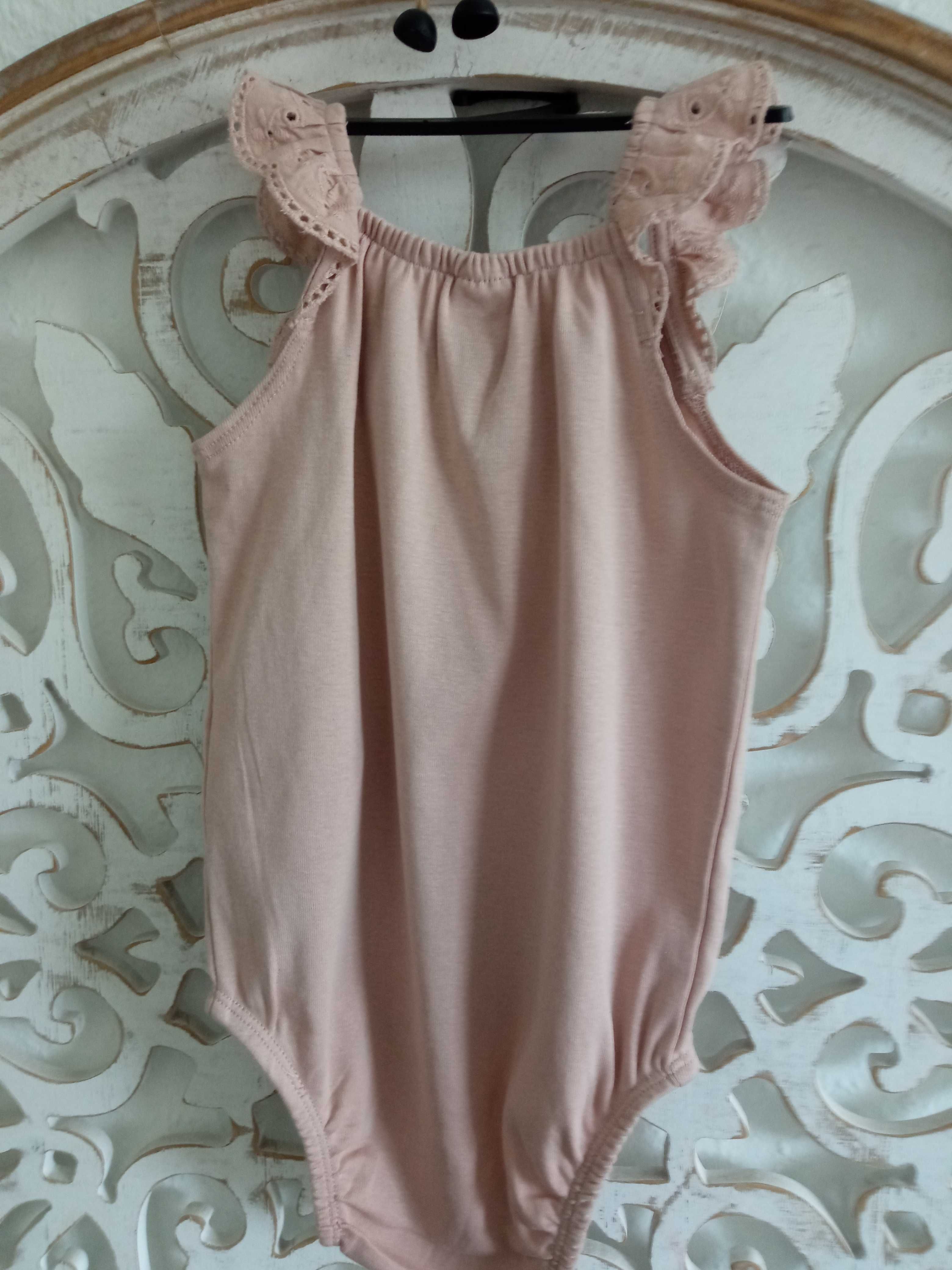 ZESTAW body - rampers NEWBIE plus nowe body H& m rozmiar 86