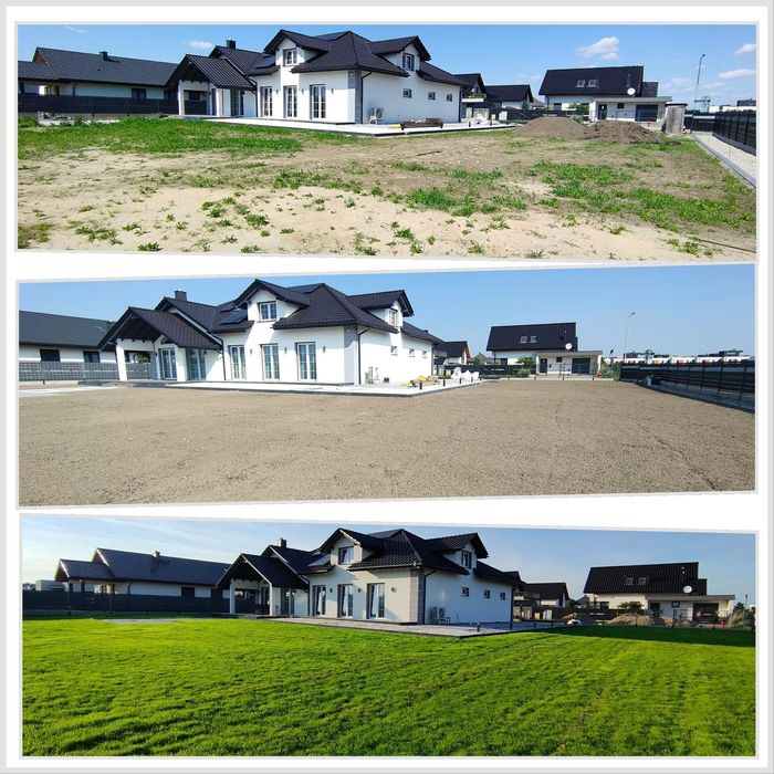 Usługi glebogryzarką separacyjną, zakładanie trawników, arecja