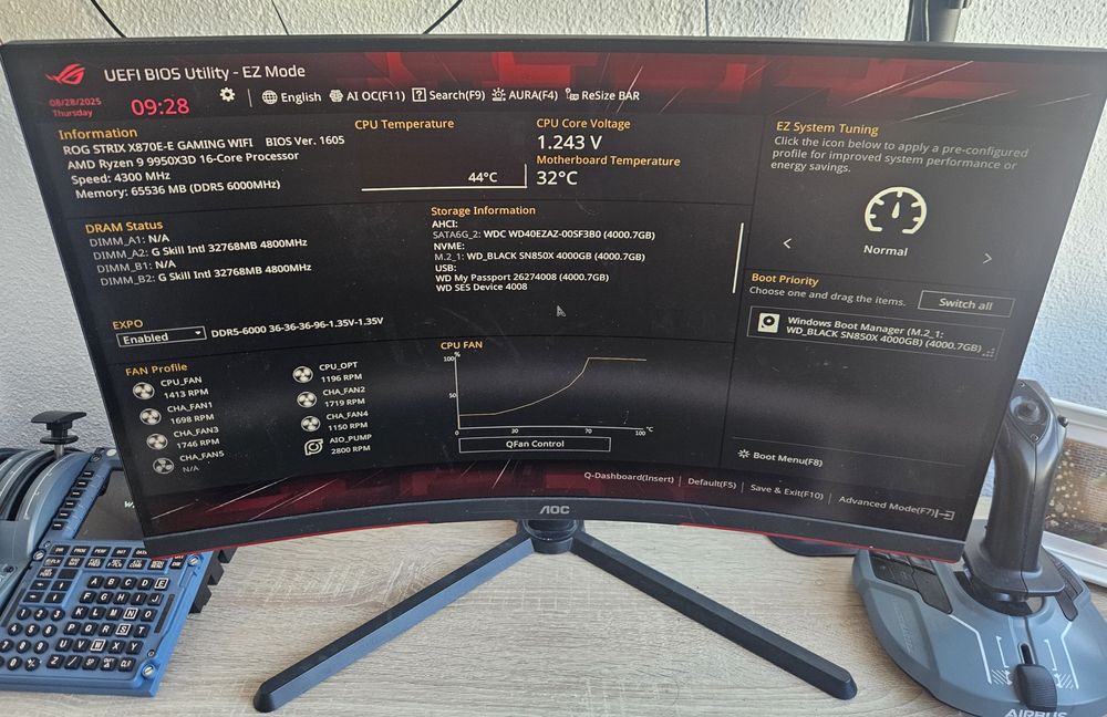Monitor Gaming AOC Curvo 27''