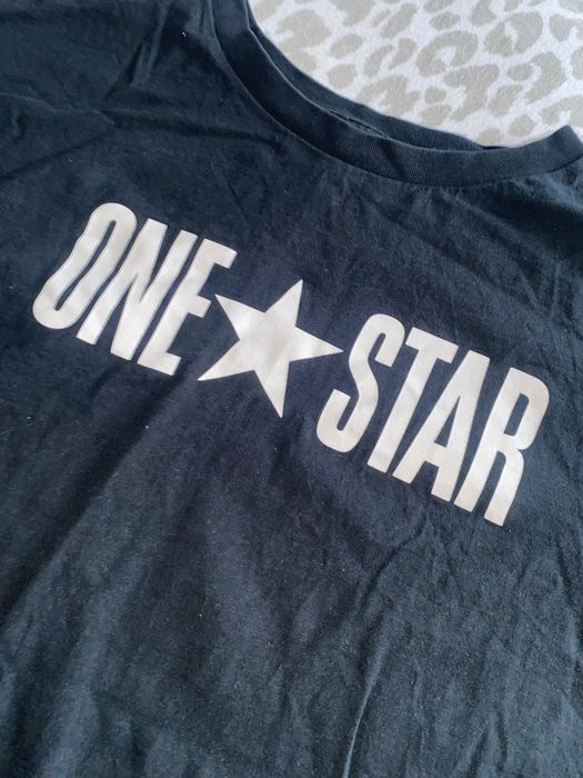 T-shirt Converse czarny