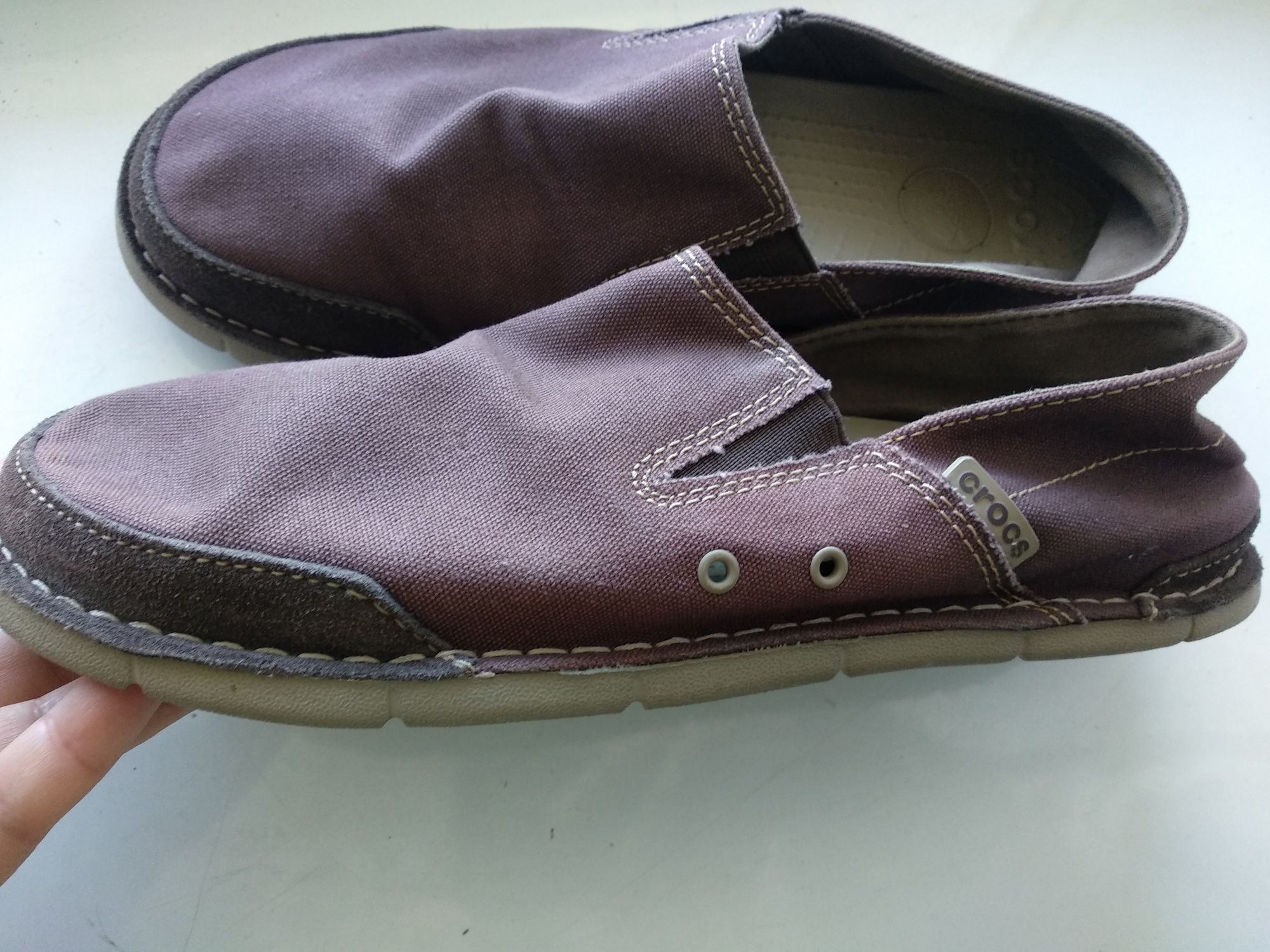 Мокасіни Crocs, текстиль, р. 42