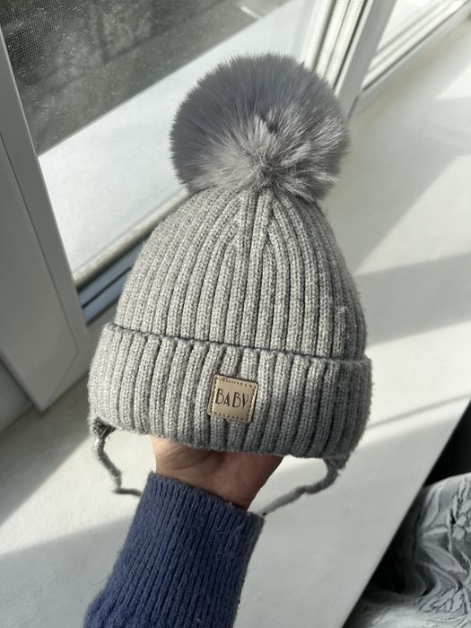 Зимова шапка 6-12 міс