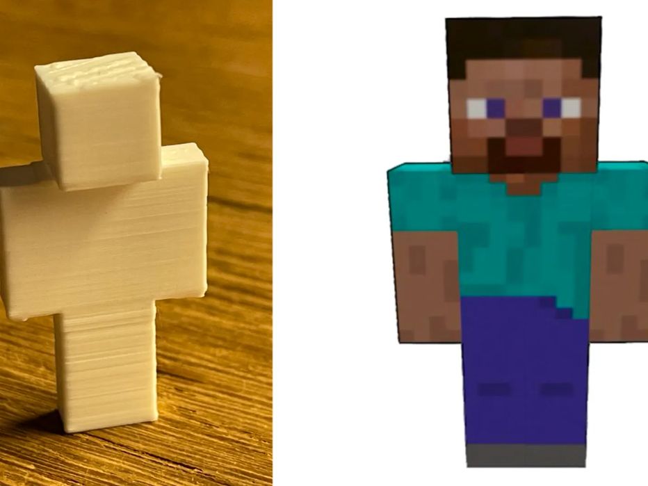 Miniatura Minecraft Steve Para Colecionar