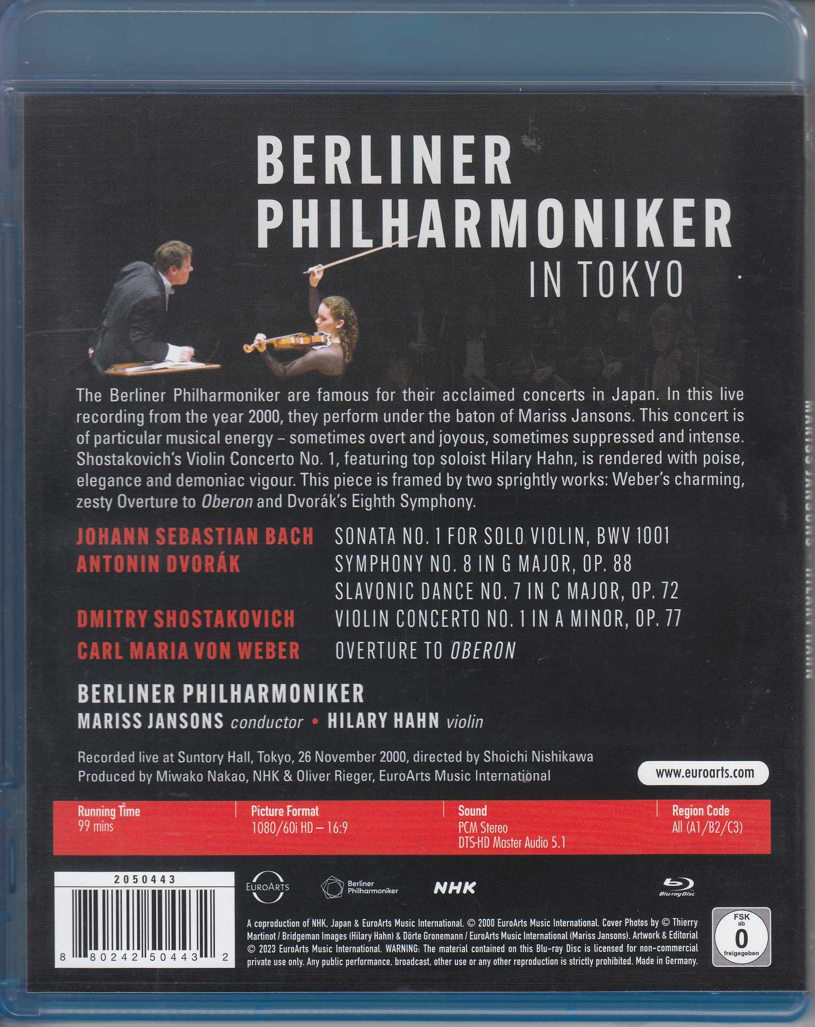 Koncert Blu-Ray Berliner Philharmoniker In Tokyo [1BR]