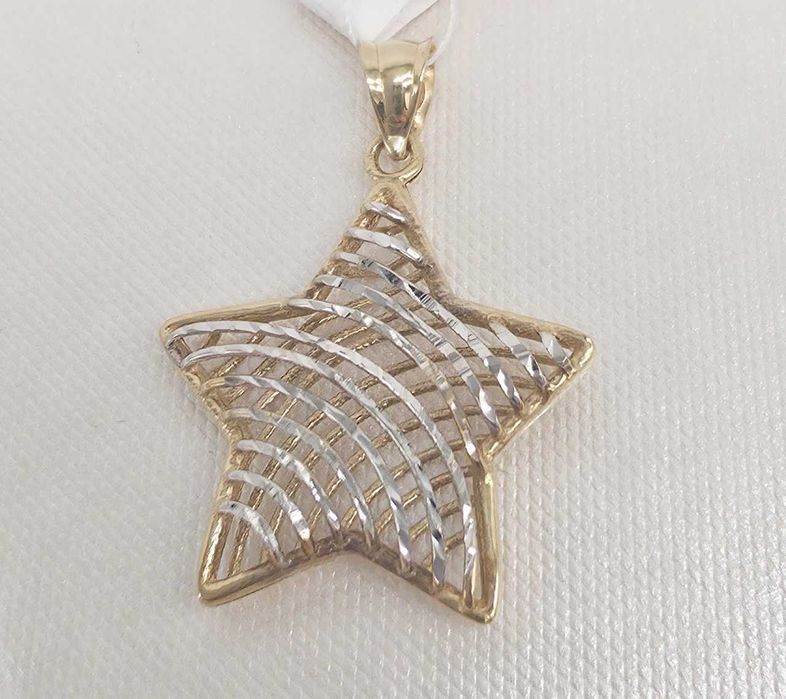 Złota zawieszka gwiazda 585 GOLD MONEY