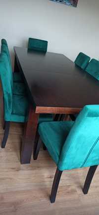 Komplet - stół 240x90 + 8 krzeseł.