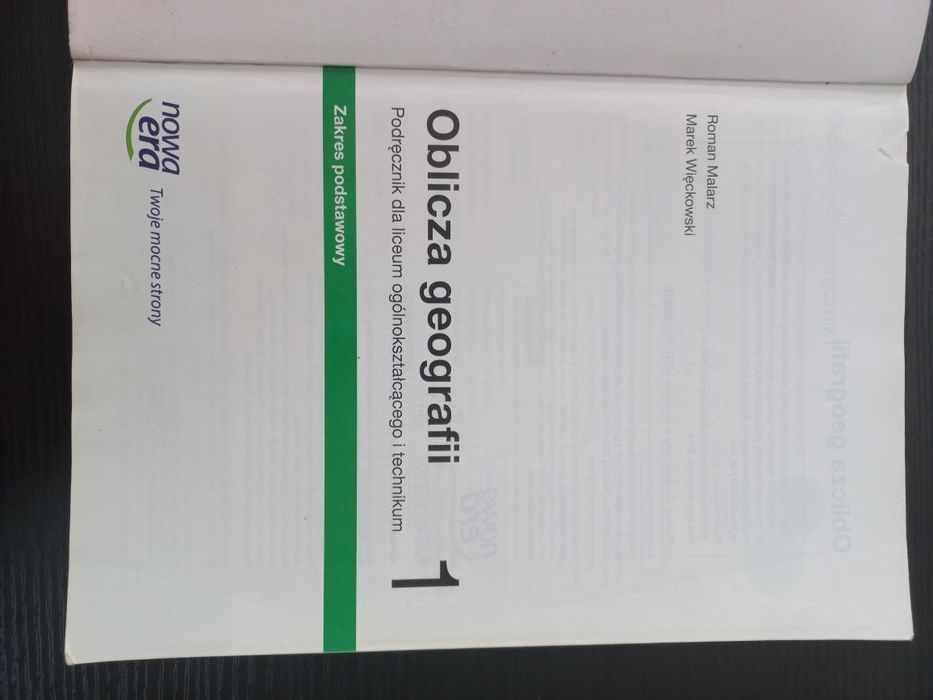 Klasa 1 liceum/technikum OBLICZA GEOGRAFII 1