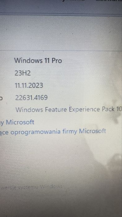 Laptop Sony Vaio SVT1311M1ES i5 z matrycą dotykową win 25H2