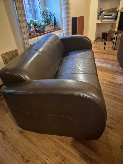 Wygodna Sofa skóra ekologiczna