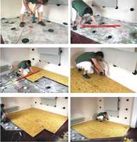 Michnosystem montaż podłogi w podłożu betonowym WYSYŁKA NA CAŁY KRAJ