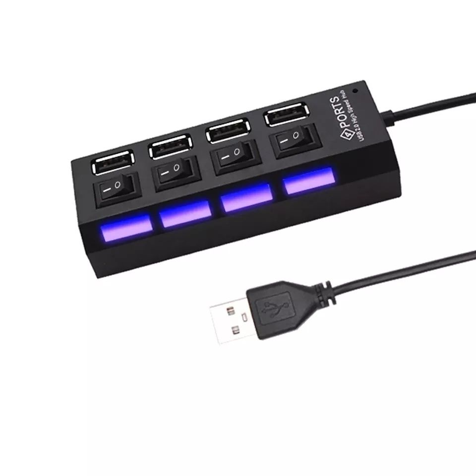 Adaptador USB de 4  portas